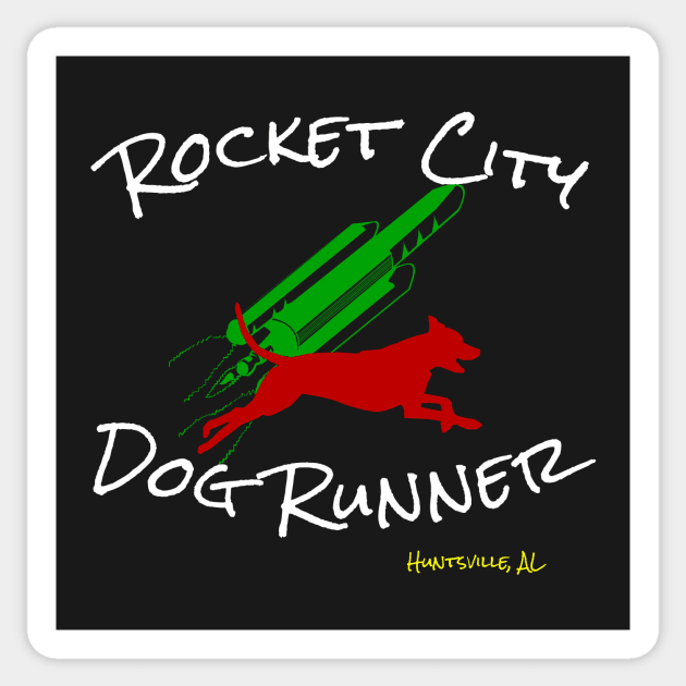 Rocket City Dog Runner Logo Sticker by rocketcitydogrunner